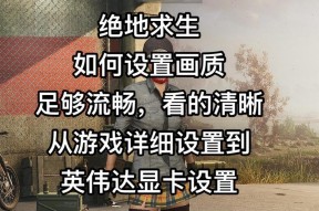 绝地求生阴影效果如何调整？如何优化游戏阴影设置？