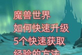 魔兽世界宠物如何快速升级？有哪些高效的升级方法？