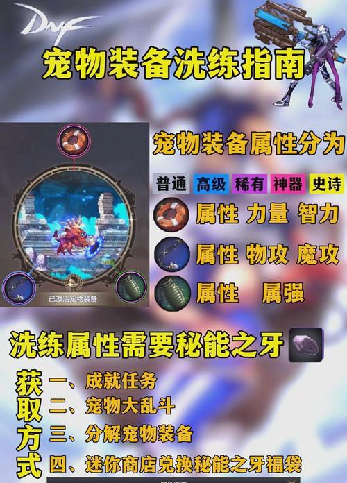 DNF宠物的作用是什么？如何最大化宠物的效益？  第1张