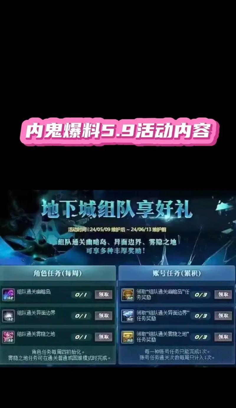 DNF活动未全部显示的原因是什么？  第1张