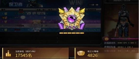 CF中传奇段位具体有多少个？  第1张