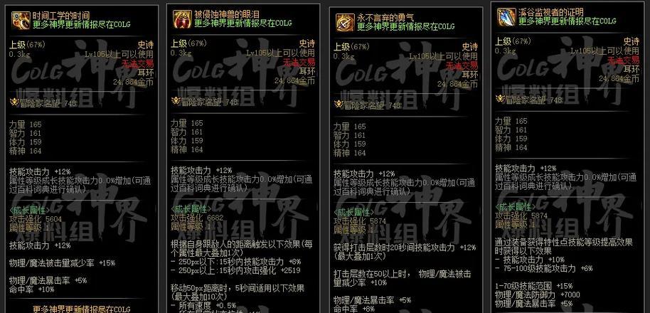 地下城中哪些史诗装备实用？史诗装备的选择和搭配建议是什么？  第1张