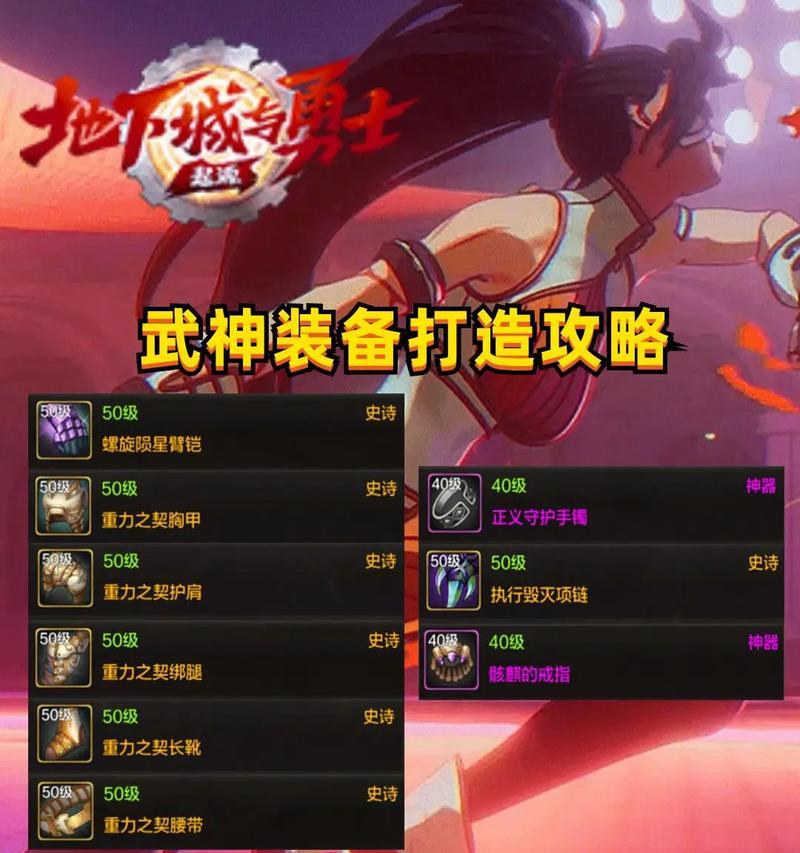 dnf武神职业推荐装备是什么？如何选择？  第2张
