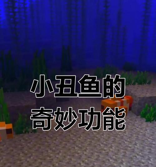 在《我的世界》中如何正确饲养小丑鱼？  第2张